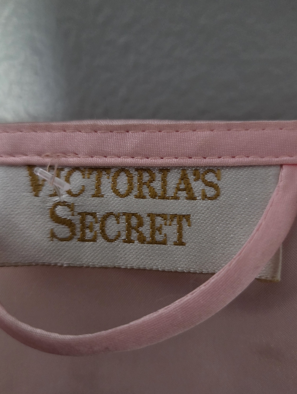 Vintage Victoria Secret Women Gold Label Pink Satin Y2k Kimono Robe One Size - Picture 3 of 4